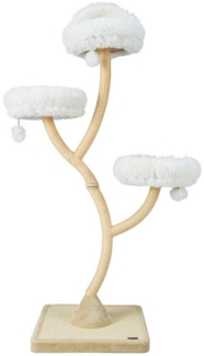 COSTWAY Kratzbaum Katzenbaum, mit 3 Plüschbälle, Metallgestell