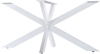 CLP Tischbeine Hardwick aus Stahl in Sternform Höhe 71 cm,weiß 150 x 78 x 71 cm
