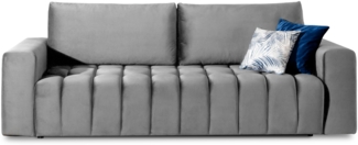 Eltap Lazaro Sofa (Monolith 84) mit Schlaffunktion