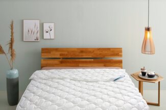 Beco Kunstfaserbettdecke EcoWell Bettdecken für Sommer und Winter, Decke, Füllung: Polyester, Bezug: Bio-Baumwolle oder Microfaser-Feinbatist uni, samtweich, Bettdecke 135x200 cm, 155x220 cm und weitere Größen, blauer Engel