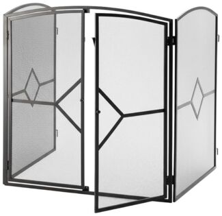 3-teiliges Funkenschutzgitter mit Tür 10052327