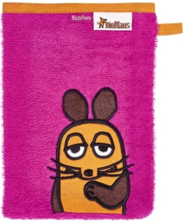 Playshoes Waschhandschuh Frottee-Waschhandschuh DIE MAUS