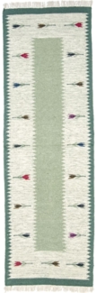 Morgenland Läufer Kelim - Trendy - 250 x 80 cm - hellgrün