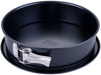 Zenker Springform mit Flachboden Ø24 cm – Ideal für Valentinstag & Muttertag, mit einzigartiger Herz-Prägung, PFAS-frei, Made in Germany, Schwarz