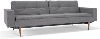 Dublexo mit Armlehnen - Schlafsofa - Twist Charcoal (563)
