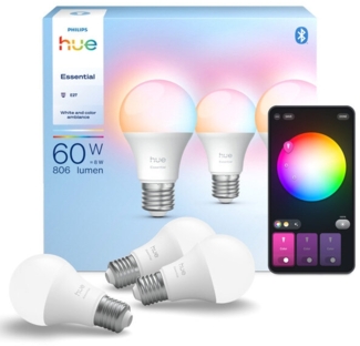 Philips Hue Essential WCA 806 A60 E27 3P EU