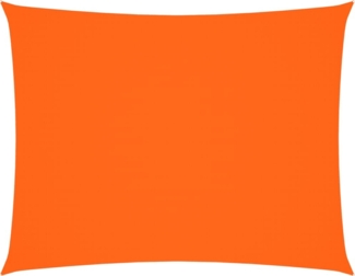 vidaXL Sonnensegel Oxford-Gewebe Rechteckig 6x8 m Orange 135718