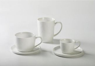 Lambert Tasse Piana Espressotasse, Porzellan, Weiß, H5Cm, D6,5Cm