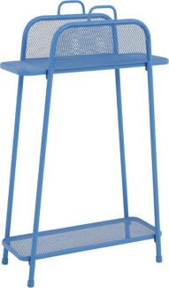 MWH Balkonregal Shelfo blau 65,5x27x105,5 cm