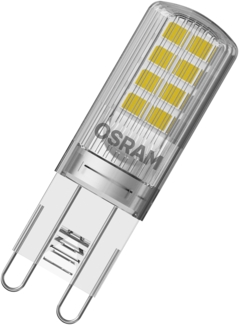 Osram LED Pin Lampe mit G9 Sockel, Warmweiss (2700K), 2.6W, Ersatz für herkömmliche 30W-Lampe