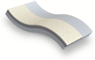 Betten-ABC EasyFlex Kaltschaummatratze - integriertem Topper aus Visco- oder Gelschaum, Ausführung: Viscoschaum, Größe: 100 x 200 cm