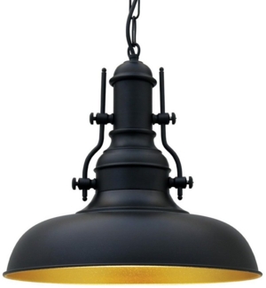 Bamyum Pendelleuchte Bamyum Pendelleuchte I Nota I Ø 31 cm Vintage Metall Lampe, ohne Leuchtmittel