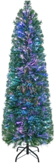 COSTWAY Künstlicher Weihnachtsbaum, 150cm in Glasfaseroptik, 361 Zweigspitze