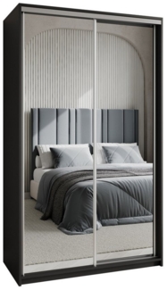 Masseno Schwebetürenschrank RIEN Kleiderschrank mit Spiegel und Schubladen Schlafzimmerschrank