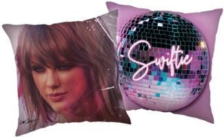 Jerry Fabrics Dekokissen Swiftie 40x40 cm Kuschelkissen mit Füllung für Sofa & Bett