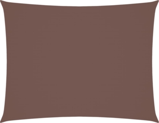 vidaXL Sonnensegel Oxford-Gewebe Rechteckig 3x4 m Braun 135815