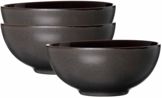 Ritzenhoff & Breker Merida Poke Bowl Schale ø 17,5 cm 3er Set - Anthrazit