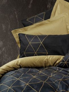 L'Essentiel Maison Bettwäsche Set Veta, 100% Baumwolle Ranforce, 2 teilig, Bettbezug + Kissenbezug Mit dem OEKO-TEX STANDARD