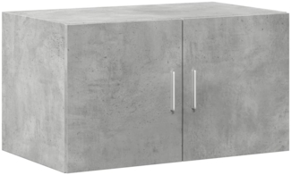 vidaXL Wandschrank Betongrau 70x42,5x40 cm Holzwerkstoff 846120
