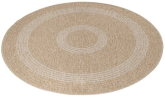 Ayyildiz Teppiche Outdoorteppich COMILLA 0886, rund, Höhe: 8 mm, Pflegeleicht / Strapazierfähig / In- und Outdoor geeignet