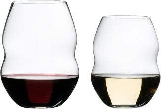 Riedel Swirl Weißwein, Weißweinglas, Weinglas, hochwertiges Glas, 380 ml, 2er Set, 0450/33