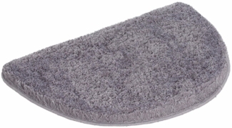 Möve Badematte Superwuschel, Badvorleger, Badezimmer Teppich, Höhe 40 mm, rutschhemmend beschichtet, fußbodenheizungsgeeignet, schnell trocknend, strapazierfähig, Polyester, halbrund, Mikrofaser-Badematte, Badteppich, rechteckig, rund & als 3-tlg. Set