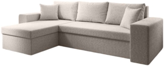 Luxusbetten24 Schlafsofa Designer Sofa Denver, mit Stauraum und Schlaffunktion