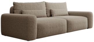 Selsey Schlafsofa CARNOS, mit Stauraum, Zierkissen, wasserfestem und kinderfreundlichem Chenille