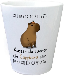 speecheese Blumentopf Sei immer du selbst - ausser du kannst ein Capybara sein Blumentopf