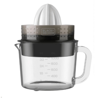 Black + Decker BXCJ30E Zitruspresse weiß/transparent