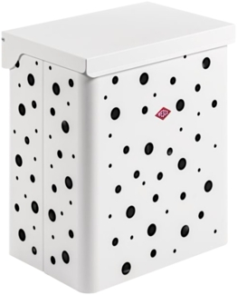 WESCO Wäschebox DUO 1 mit 64 Liter (2x 32) Volumen in WEISS MATT / Wäschebox / Wäschekorb