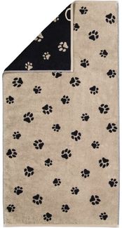 Cawö Handtücher WE LOVE DOGS Paws 6247, 100% Baumwolle (1-St)