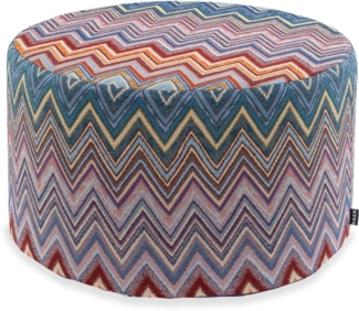 H.O.C.K. Sitzhocker H.O.C.K. Rebelle Hocker Zick-Zack rund ø60x40cm bunt multicolor, Hocker, Barhocker & Sitzhocker, Schminktischhocker, Wohnzimmer Hocker