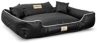 AIO Tierbett, Hundebett KINGDOG ECOSHINE 115x95 cm Zerlegbar