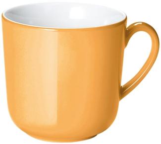 Dibbern Solid Color Mandarine Becher mit Henkel 0,32 L