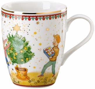 Hutschenreuther Becher mit Henkel Sammelkollektion 2024 Weihnachtsleuchten