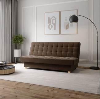 MOEBLO Schlafsofa BELFI, Sofa Kippsofa Klappsofa Clic-Clack Couch für Wohnzimmer Federkern Sofagarnitur Polstersofa - Eleganz und Komfort in einer modernen Version, (BxHxT):192x95x92 cm - mit Bettkasten und Schlaffunktion