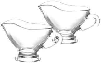 Glas Sauciere ca. 300ml - 2 Stück