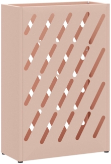 vidaXL Sonnenschirmhalter Rosa 28 x 12 x 41 cm Stahl 868531