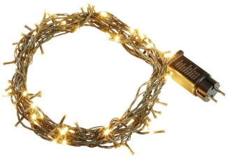 tectake Christbaumkerzen LED-Lichterkette, warmweiß