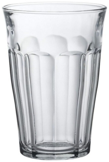 Duralex Glas Bistroglas Picardie 36 cl 6er Set, bruchsicheres Glas