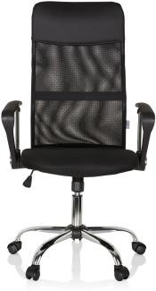 hjh OFFICE Home Office Chefsessel PURE NET Kunstleder/Netzstoff schwarz