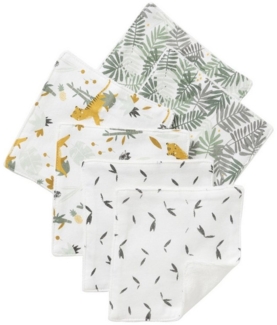 vertbaudet Waschlappen Waschbare Stofftücher, 6er-Pack