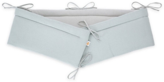 FabiMax Bettnestchen Musselin + Waffel-Piqué 2 in 1 Nestchen für Beistellbett Boxspring, 2in1 Wendedesign, 100% Baumwolle, Made in EU