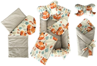 Pamek Bettnestchen Babybett Babynestchen Babynest Kinderbett Kokon zum schlafen Kissen