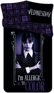 Wednesday Bettwäsche Set Baumwolle Kinderbettwäsche 140x200 + 50x70 cm