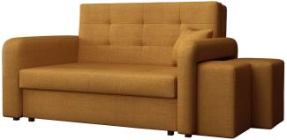 Schlafsofa Viva Home II, Nische für Hocker auf der rechten Seite, Farbe: Enjoy 12