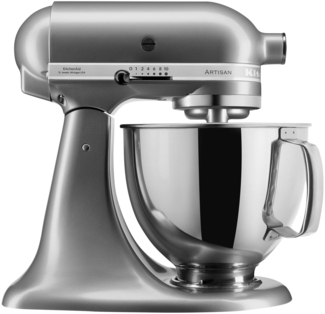 Kitchenaid Artisan 5KSM175PSECU Contour Silber 4,8 L Küchenmaschine