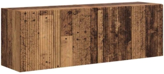 vidaXL TV-Wandschrank 2 pcs Altholz 59,5 x 31 x 40 cm Holzwerkstoff 892346