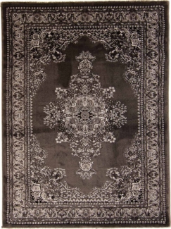 Morgenland Moderner Teppich - 170 x 120 cm - dunkelbraun